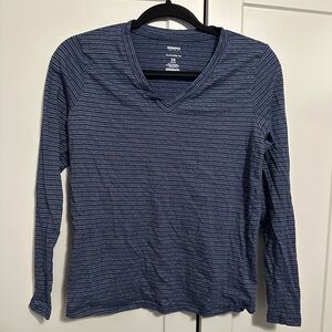 Sonoma Navy and Silver Shirt